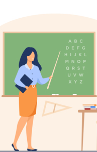 آموزش توسط استاد زبان