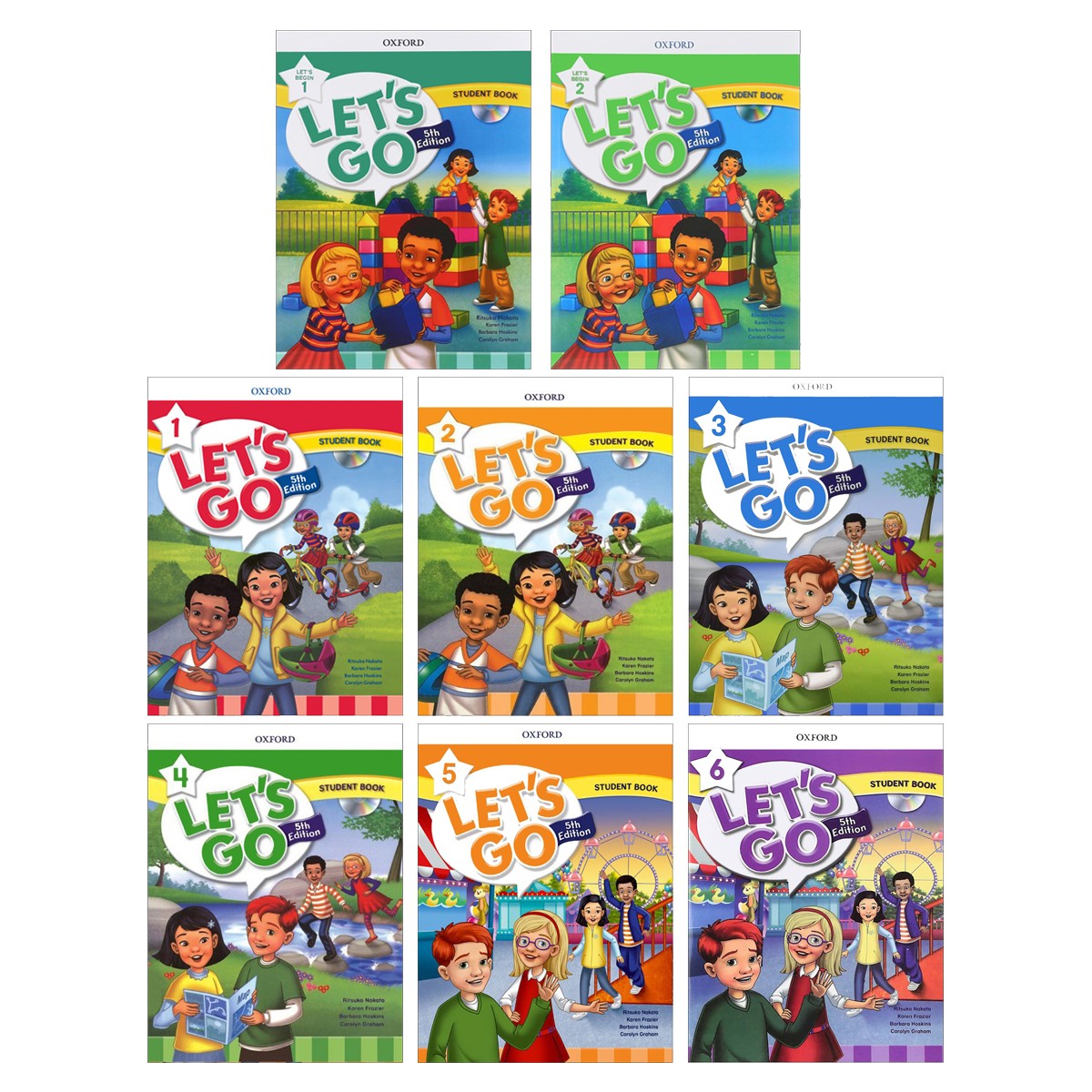 مجموعه کتاب آموزش انگلیسی کودکان let's go