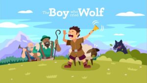 داستان انگلیسی The Boy Who Cried Wolf