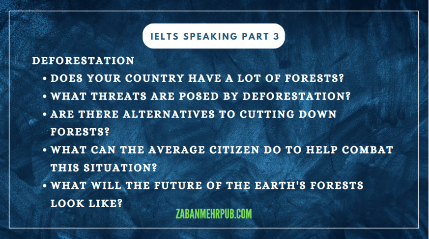 پارت 3 اسپیکینگ آزمون آیلتس