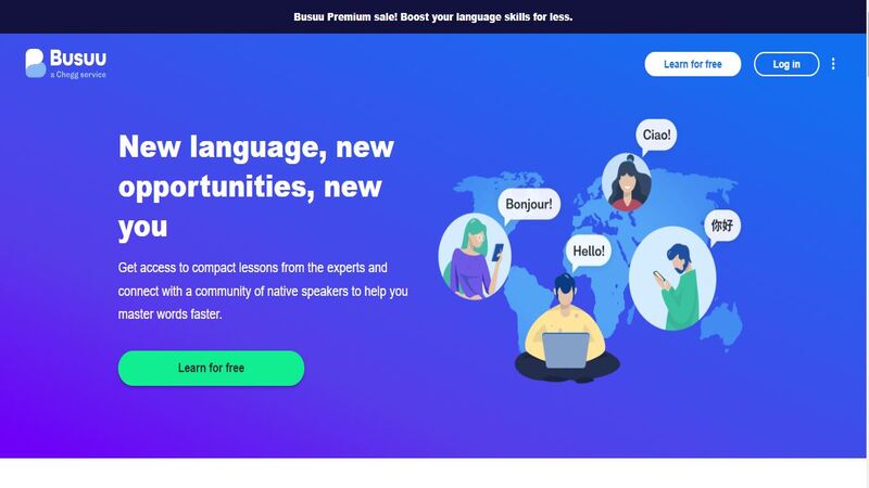 وبسایت Busuu