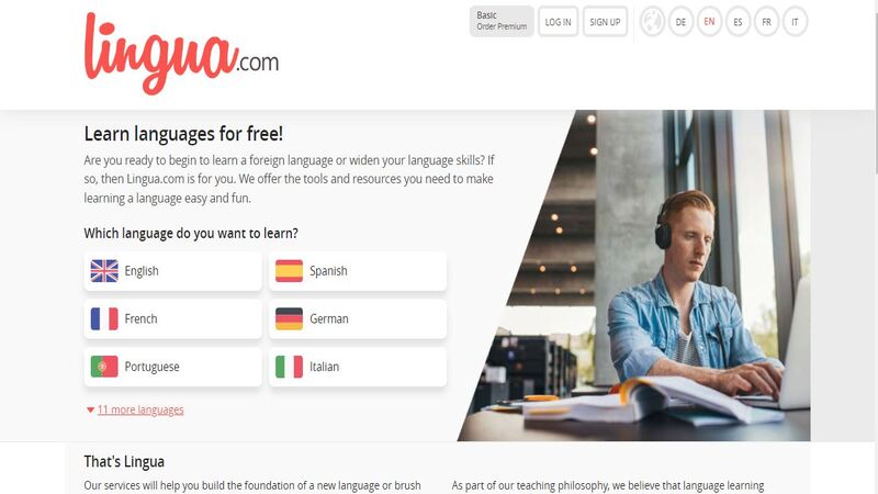 وبسایت lingua