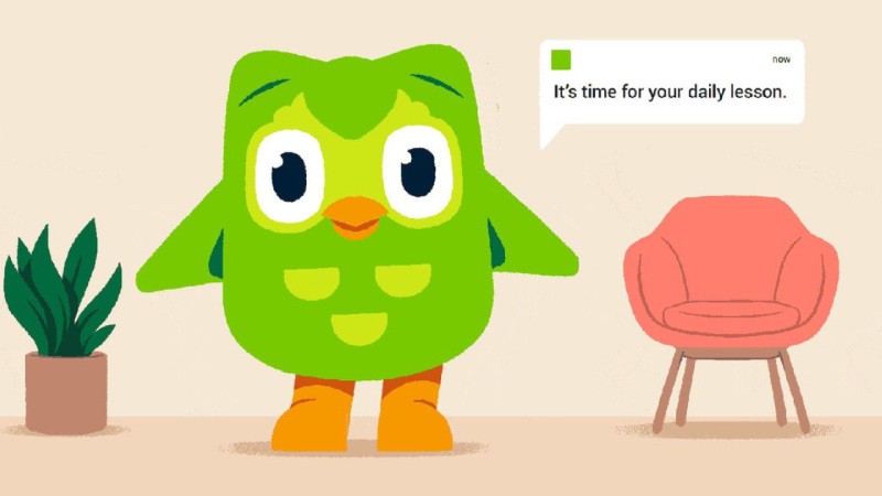 تصویر لوگو دولینگو 