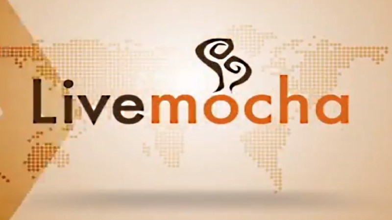 تصویر لوگو سایت Live Mocha به عنوان بهترین سایت آموزش زبان انگلیسی