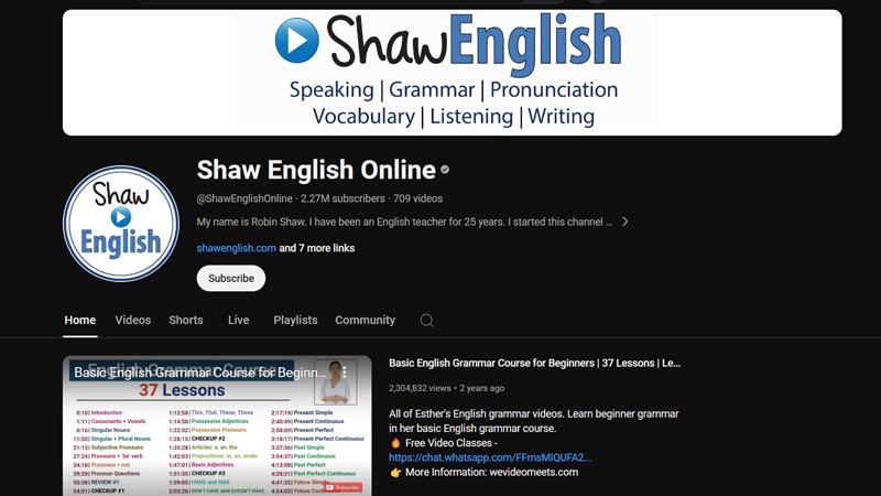 Shaw English Online