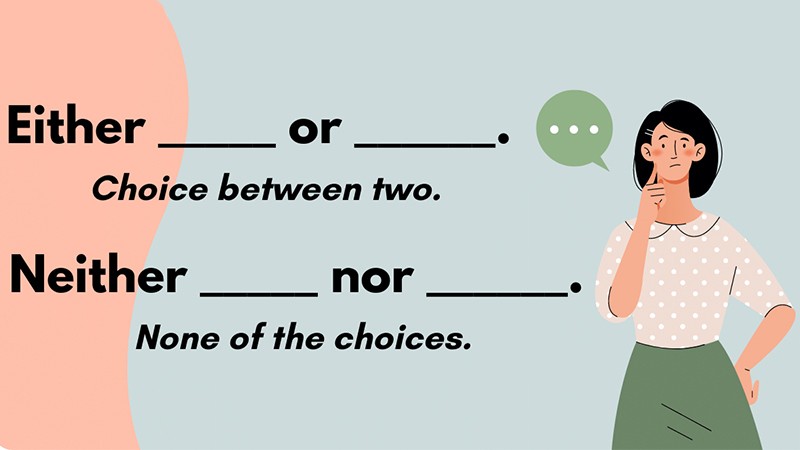 استفاده از Either و Neither در جملات مثبت و منفی
