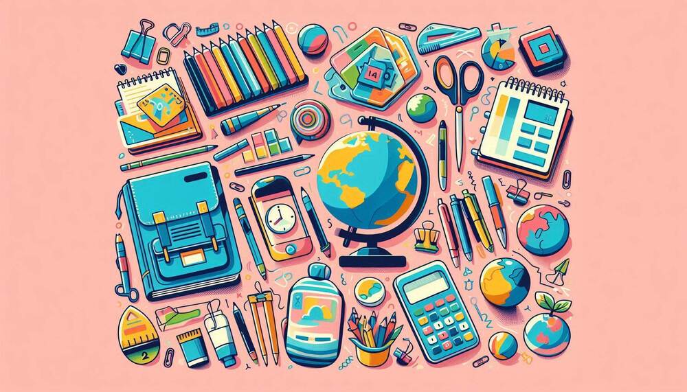 لغات انگلیسی مربوط به لوازم التحریر مدرسه و دانشگاه