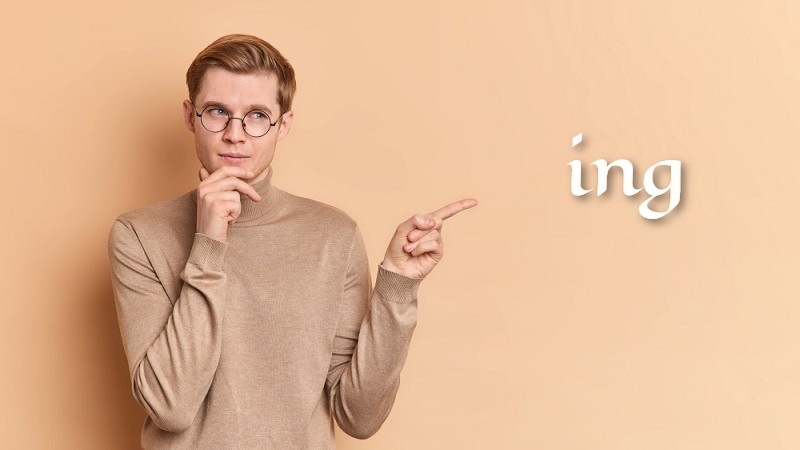 فکر کردن مرد به اشتباهات در مورد ing