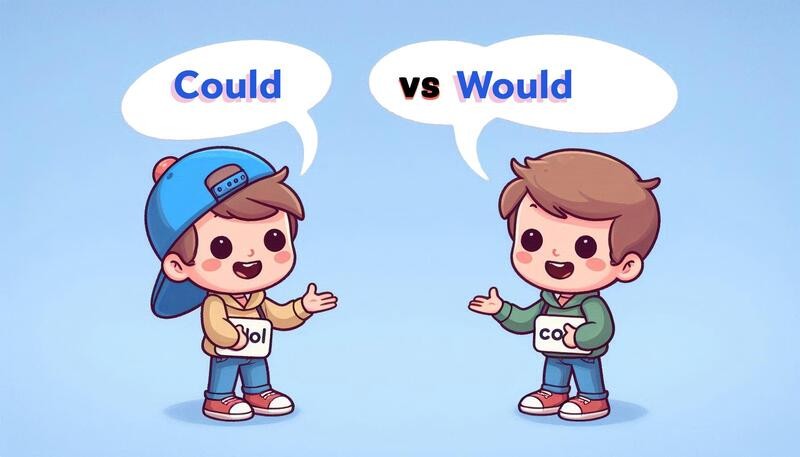 تفاوت Could vs WOuld