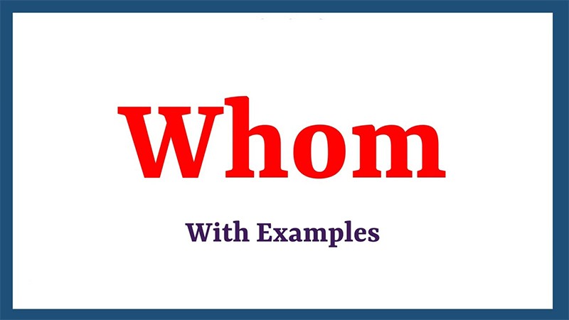 ساختار whom در جمله