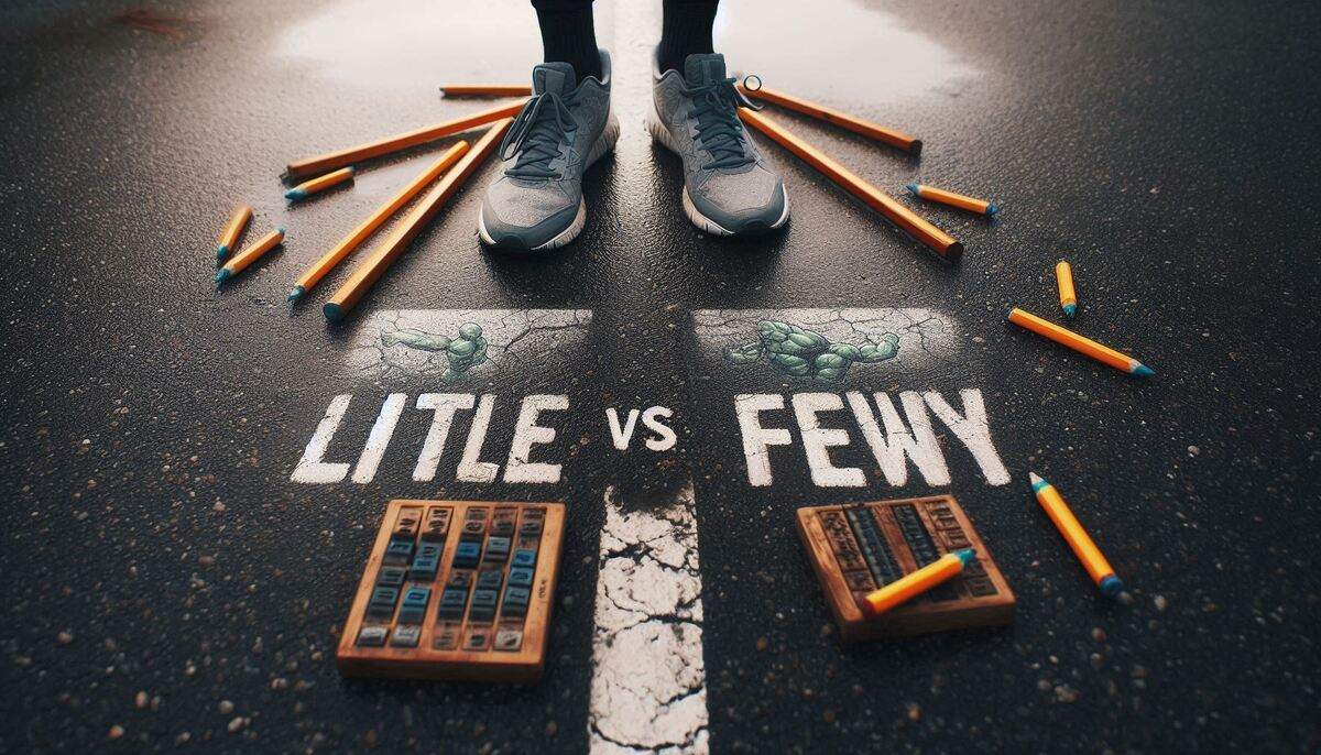 فرق little با few