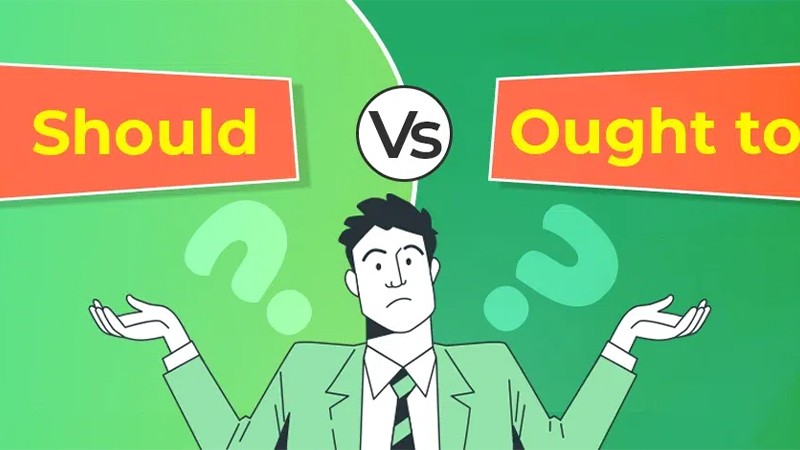 تفاوت ought to با should
