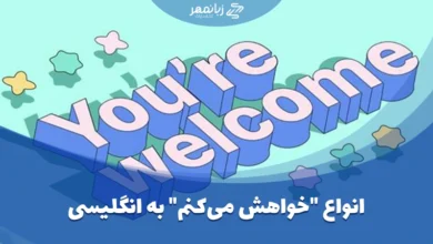 انواع "خواهش می‌کنم" به انگلیسی