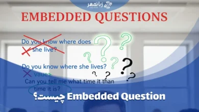 گرامر Embedded Questions