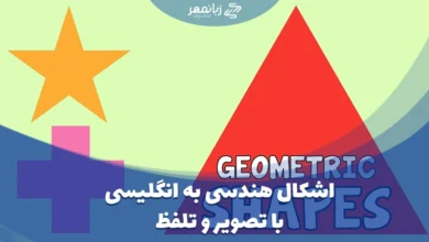 اشکال هندسی به انگلیسی با تصویر و تلفظ