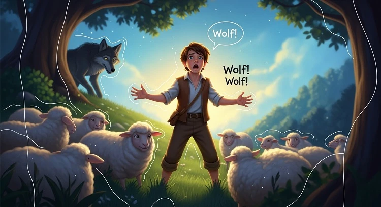 چوپان دروغگو – The Boy Who Cried Wolf