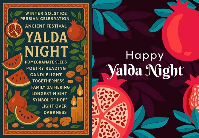 توضیحی کوتاه و استاندارد برای رایتینگ Yalda Night