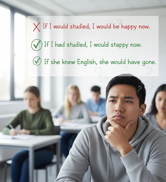 اشتباهات متداول در جملات شرطی ترکیبی (Mixed Conditionals) 