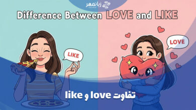 تفاوت love و like