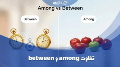 تفاوت Between و Among