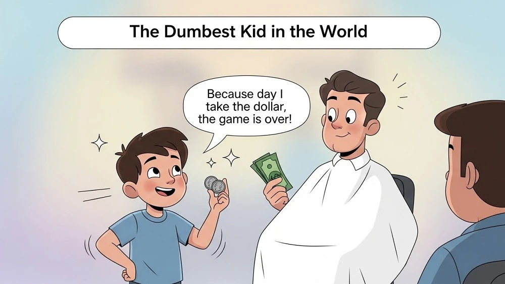 داستان طنز انگلیسی کوتاه | he Dumbest Kid in the World