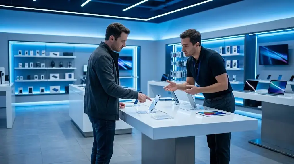 داستان پنجم: The Electronics Store