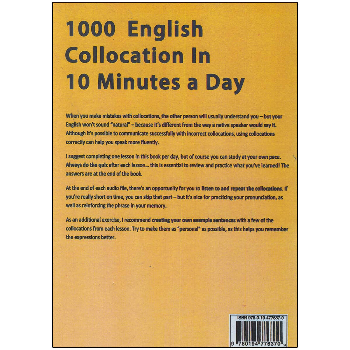 کتاب 1000 collocations in 10 minutes