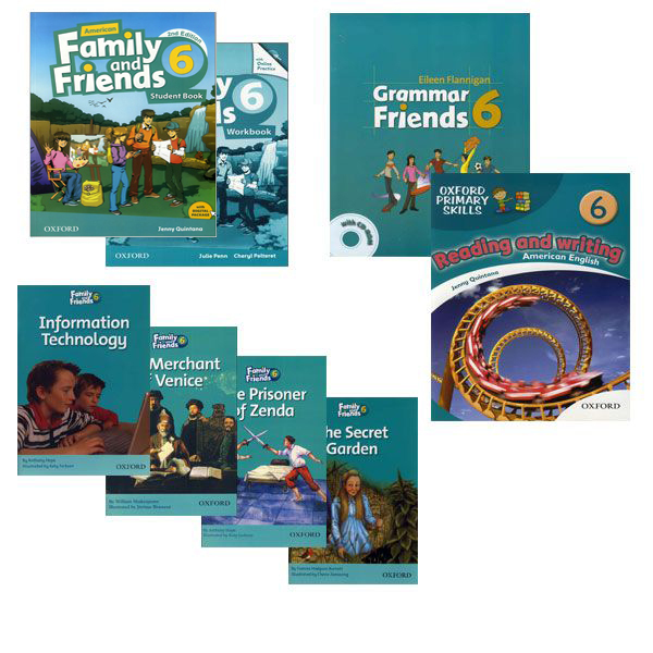پک آموزشیAmerican Family and Friends 6 Second Edition