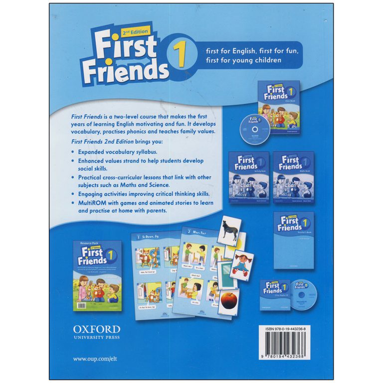 کتاب First Friends 1 British Accent + Math Book