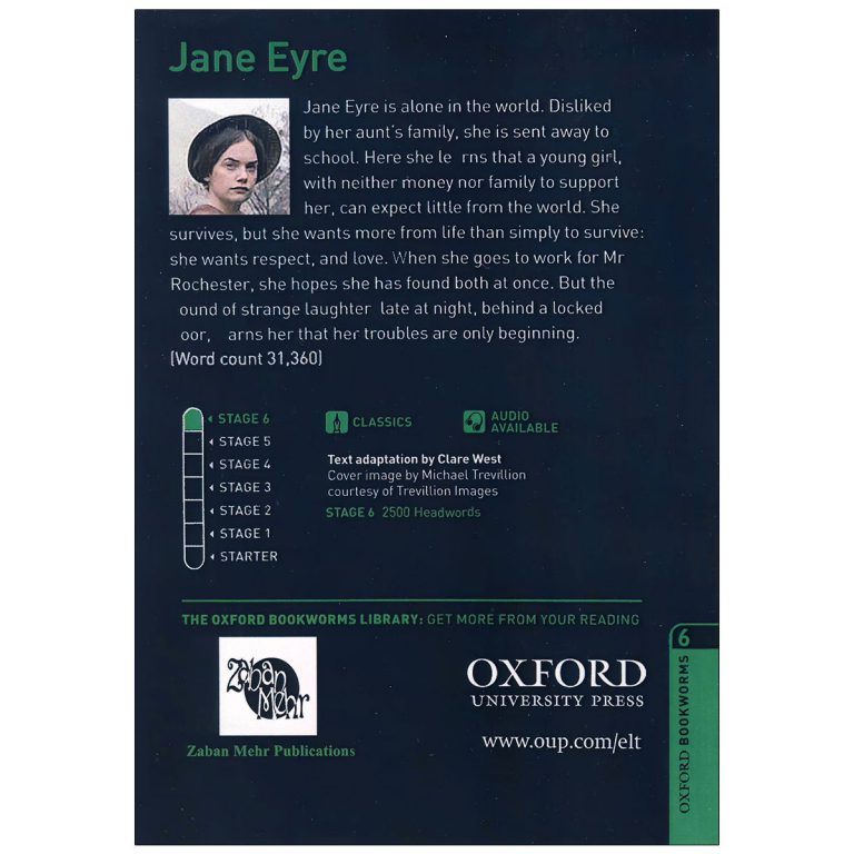 کتاب داستان دوزبانه جین ایر Jane Eyre