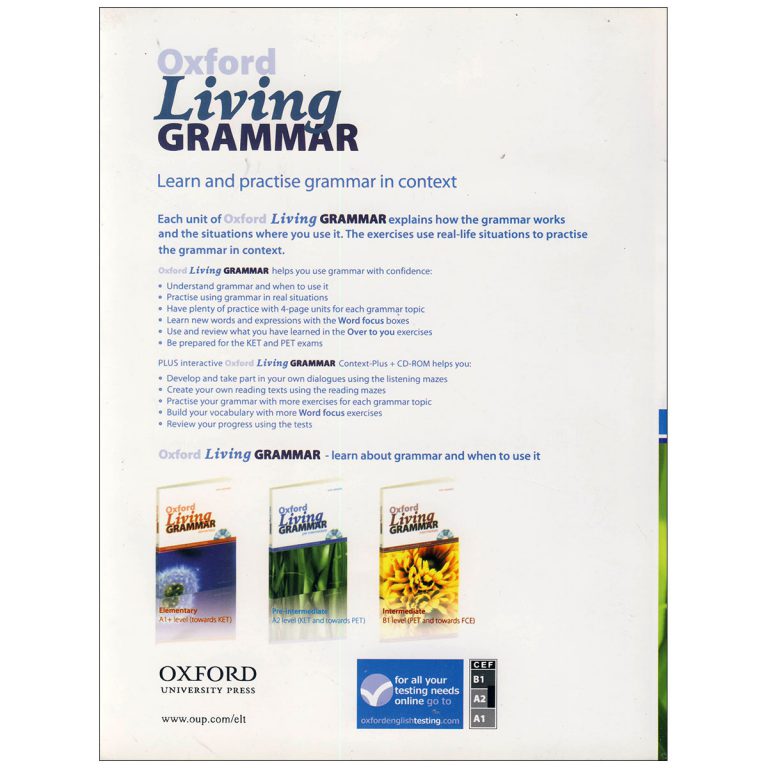 Oxford Living Grammar Pre Intermediate