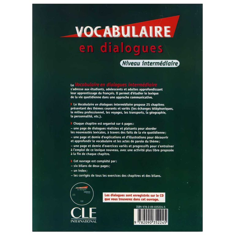 Vocabulaire en dialogues niveau intermediaire